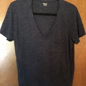Madewell V-neck Whisper Cotton Pocket Tee
